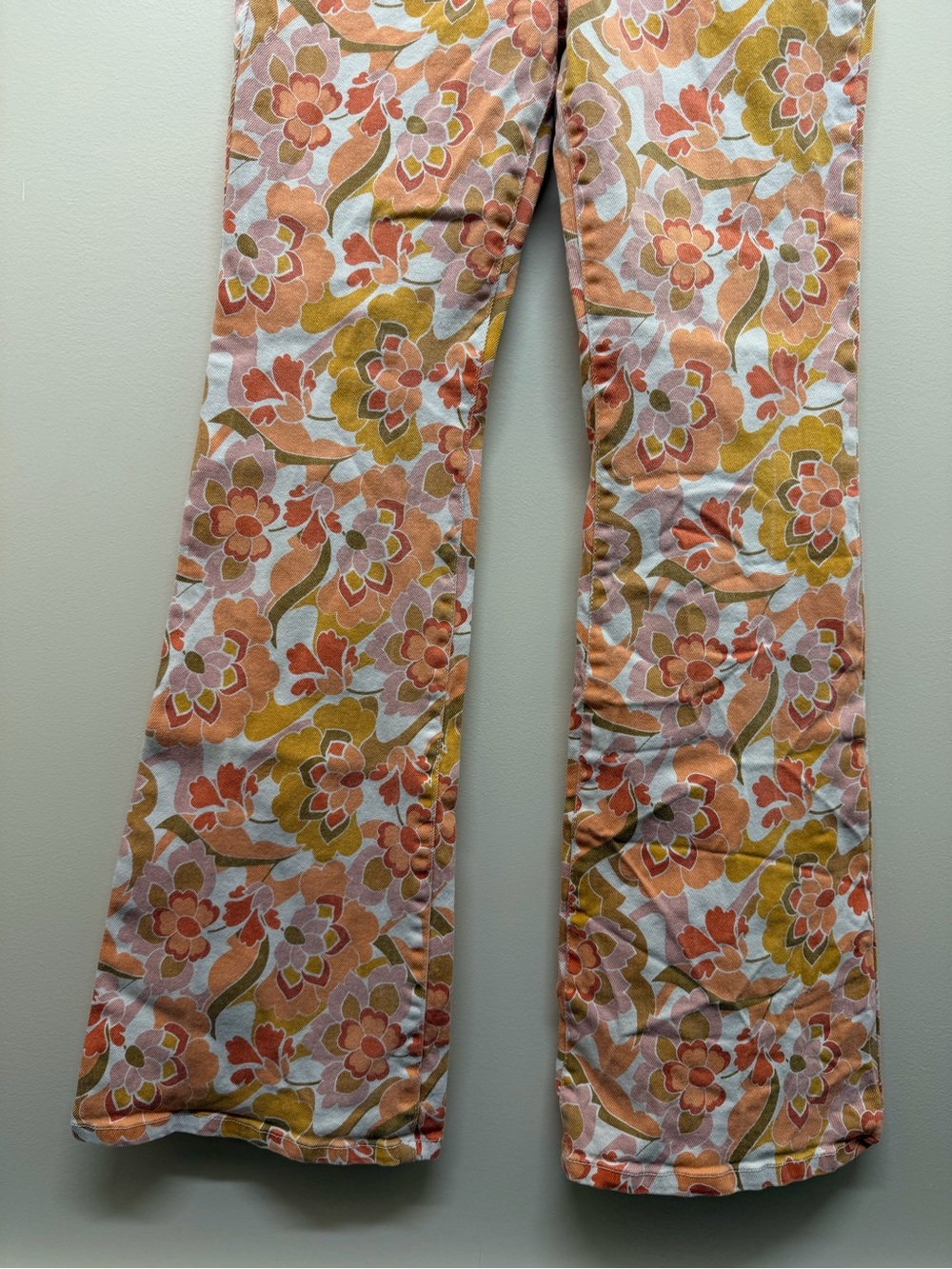AFRM Floral Retro High-Rise Flare Pants - Picture 5 of 6